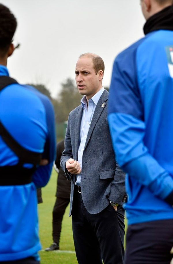 The Cheeky Gifts William Received For The Children While Visiting WBA As Part Of Mental Health Campaign