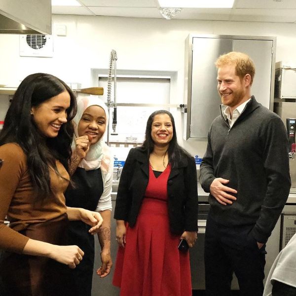 Harry And Meghan Share Photos Of Their Secret Visit To Hubb Community Kitchen