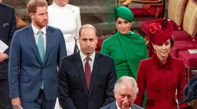 The Reason Why William, Kate, Harry And Meghan Didn't Shake Hands At Commonwealth Day 2