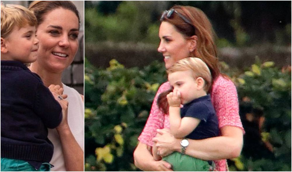Duchess Kate Spotted On A Sweet Outing With Prince Louis