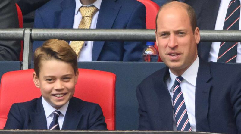 Prince George Makes Surprise Appearance At FA Cup Final With Prince William