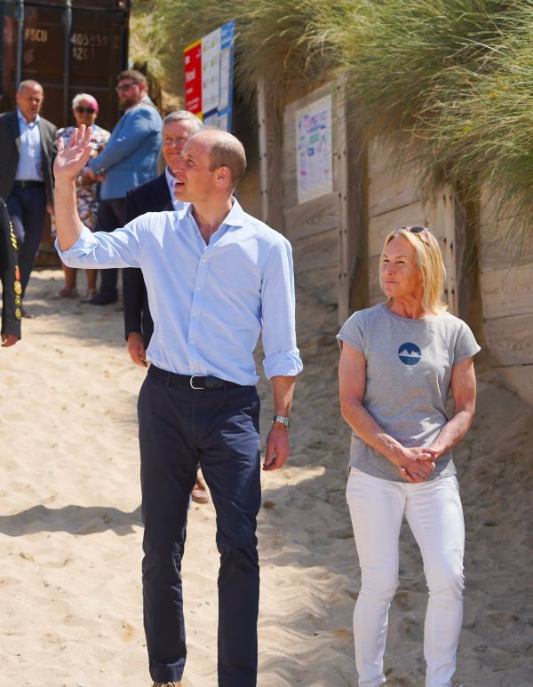 Prince William on Fistral Beach 1