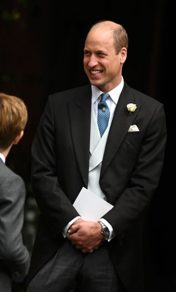 Prince William The Earl of Chester attended The Wedding of his close friend The Duke of Westminster